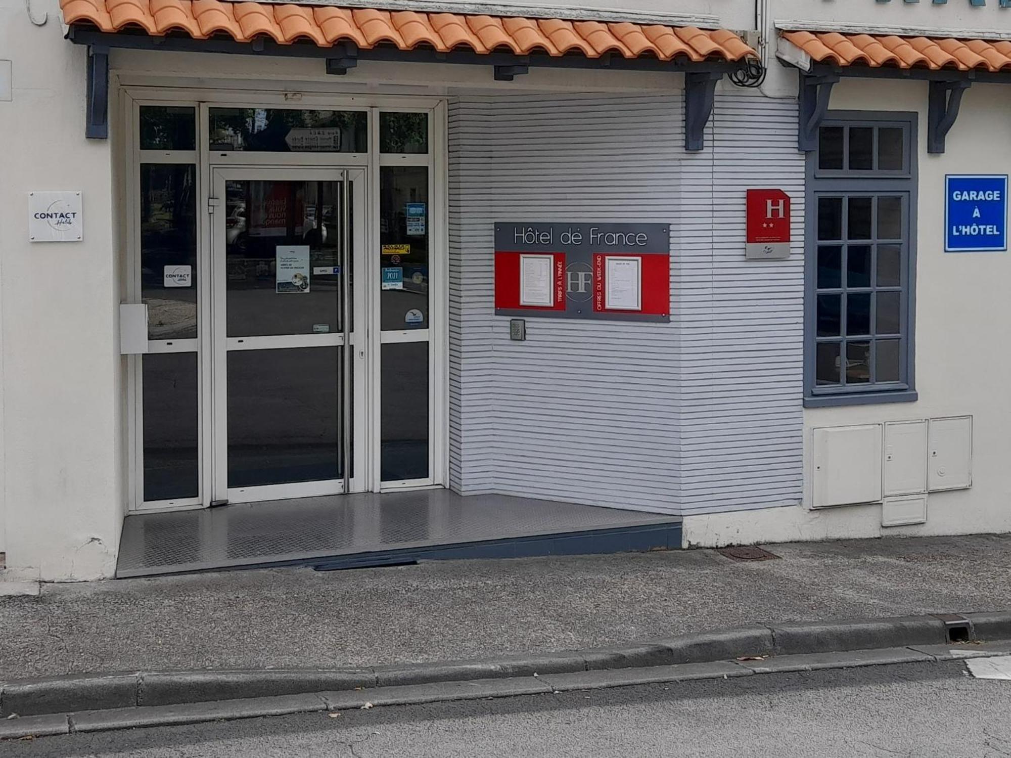 Contact Hotel De France Saintes Exterior foto